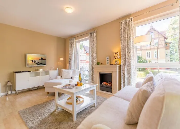 Haus Auf Dem Hügel, Moderne 12 Apartment Ostseebad Heringsdorf